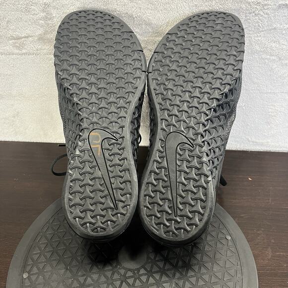 Nike Metcon 3 Mens Size 13 Triple Black Crossfit Gym Training lace Up Shoes - Picture 10 of 10